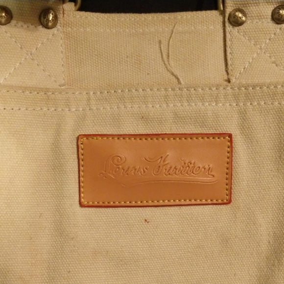 Large Louis Vuitton Global Shopper Tote Bag Purse - Picture 10 of 11